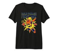 Frase audaz Primera Mezcla Vintage Mecha Robot Anime 80s Dibujos Animados Camiseta Premium