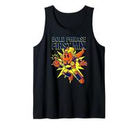 Frase audaz Primera Mezcla Vintage Mecha Robot Anime 80s Dibujos Animados Camiseta sin Mangas