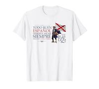 Frase Blas de Lezo Camiseta, Hombre, Blanco, XL