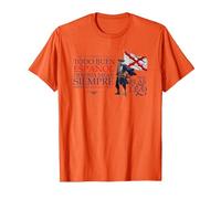 Frase Blas de Lezo Camiseta, Hombre, Naranja, L