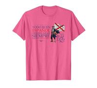 Frase Blas de Lezo Camiseta, Hombre, Rosa Jaspeado, S