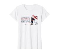 Frase Blas de Lezo Camiseta, Mujer, Blanco, XS