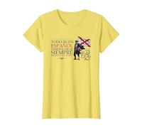 Frase Blas de Lezo Camiseta, Mujer, Limón, XS