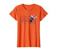 Frase Blas de Lezo Camiseta, Mujer, Naranja, S