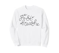 Frase de atención Plena con Calma para Momentos de reflexión Sudadera