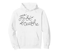 Frase de atención Plena con Calma para Momentos de reflexión Sudadera con Capucha