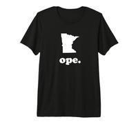 Frase de Jerga Divertida del Medio Oeste & Mapa de Minnesota Camiseta Premium