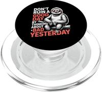 Frase del Perezoso Genial: No Arruines Un Buen Día PopSockets PopGrip para MagSafe