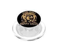 Frase Divertida de Perezoso: RUTAS LENTAS, Cuentos Felices PopSockets PopGrip para MagSafe