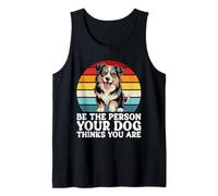 Frase Divertida de Perro Ama al Pastor Australiano Camiseta sin Mangas