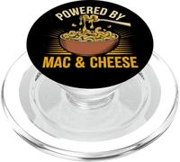 Frase Divertida macarrones con Queso Powered by Mac & Chees PopSockets PopGrip para MagSafe
