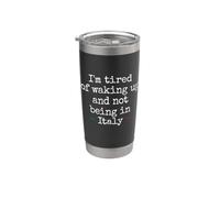 Frase Divertida Para Enamorados de Italia Vaso térmico de acero inoxidable de doble pared
