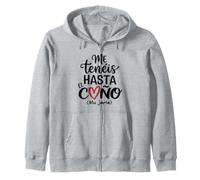 Frase Divertida para Mujer Me tenéis hasta el Coño Mu Jarta Sudadera con Capucha