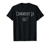 Frase en francés ¿Cómo se comenta ça va Idioma Extranjero Camiseta
