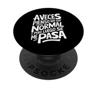 Frase Graciosa y Divertida Hombre Mujer A Veces Pienso PopSockets PopGrip Adhesivo