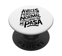 Frase Graciosa y Divertida Hombre Mujer A Veces Pienso PopSockets PopGrip Adhesivo