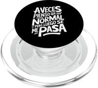 Frase Graciosa y Divertida Hombre Mujer A Veces Pienso PopSockets PopGrip para MagSafe
