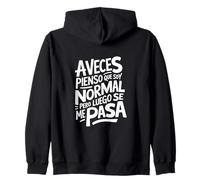 Frase Graciosa y Divertida Hombre Mujer A Veces Pienso Sudadera con Capucha