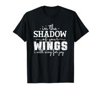 Frase Inspiradora en la Sombra de Tus ALAS Camiseta