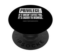 Frase Privilege Check Your Blind Spots PopSockets PopGrip Adhesivo