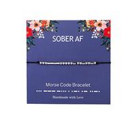 Frases con joyas para mujer, joyas para hija, mamá, hijo, mejores regalos inspiradores para niña, día de San Valentín, día de la madre, regalo de descuento clásico, pulsera para hombre, pulsera mamá