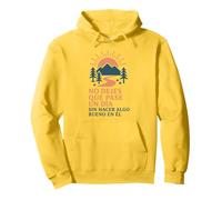 Frases Cristianas con Paisajes y Mensaje Positivo Jesús Sudadera con Capucha