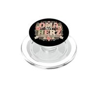 Frases de Amor Familiares de OMA Mit Herz Graphic ist Mein German Pink PopSockets PopGrip para MagSafe