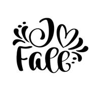 frases de caligrafia dar gracias me encanta el otoño agradecido ser agradecido Pegatinas de pared 36x49.5cm Embellecimiento de paredes Negro