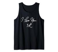 Frases Familiares con Texto «I Love You 3K» para papá, Lindos niños Camiseta sin Mangas