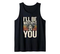 Frases Retro Divertidas de Perros: Te estaré Mirando Camiseta sin Mangas