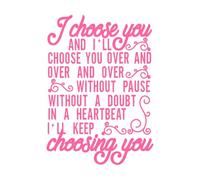 Frases y lemas de boda buenos Calcomanías de pared de papel adhesivo 57.6x81cm Pegatinas para vidrio Rosa