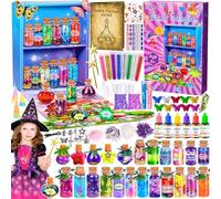 Frasheng Pociones Magicas Niñas,Kits de Pociones de Hadas para Niños,Fairy Magic Potion Kit, 24 Botellas de Poción Mágica,Piedras de Cristal,Mariposas,Regalos Creativos,Regalo Niña 6 7 8 9 10 11 años