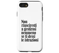 Frasi Divertenti Atteggiamento che Non puoi gestire. Carcasa para iPhone SE (2020) / 7/8