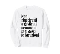 Frasi Divertenti Atteggiamento che Non puoi gestire. Sudadera