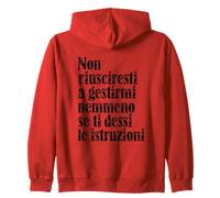 Frasi Divertenti Atteggiamento che Non puoi gestire. Sudadera con Capucha