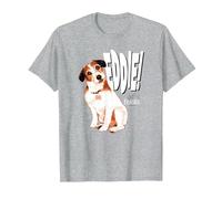 Frasier Eddie Camiseta, Hombre, Gris Jaspeado, L