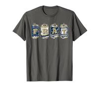 Frat Beer Cans In School Colors Fraternity Art Camiseta