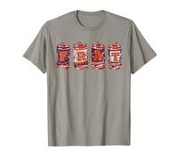 Frat Beer Cans In School Colors Fraternity Art Camiseta