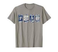 Frat Beer Cans In School Colors Fraternity Art Camiseta