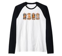 Frat Beer Cans In School Colors Fraternity Art Camiseta Manga Raglan