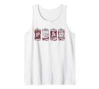 Frat Beer Cans In School Colors Fraternity Art Camiseta sin Mangas