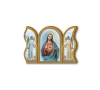 Fratelli Bonella | Picnic devocional de madera de Jesús 6 x 9 cm | Made in Italy