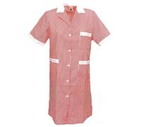 fratelliditalia.org Bata Trabajo Mujer Verano Media Mangas Bolsillos Rigo Maestra Limpieza Doméstica