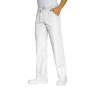 fratelliditalia.Org Pantalón de trabajo con elástico y cordón, fabricado en Italia, para esteticista de enfermería, personalizable con tu logotipo