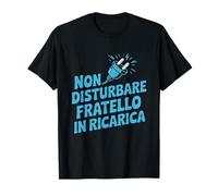 Fratello no molesto en Ricarica Regalo Divertente Camiseta