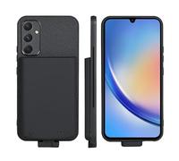 Fraternize - Carcasa de batería para Samsung Galaxy A34, 5000 mAh, delgada, portátil, recargable, cargador de batería extendida, batería externa