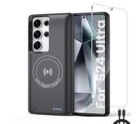 Fraternize Funda Batería para Samsung Galaxy S24 Ultra, Funda Batería - Carcasa de Carga Inalámbrica Inteligente, Fundas de Alimentación Portátiles, Cargador Externo Recargable