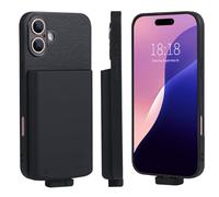 Fraternize Funda con cargador de batería para iPhone 16 Plus, funda de batería recargable portátil con carga extendida para iPhone 16 Plus, fundas de cargador de batería extendidas para teléfono