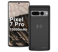 Fraternize Funda de carga inalámbrica para Google Pixel 7 Pro, caja de batería recargable portátil de alta capacidad 10.000mAh carga Qi con carcasa de cargador de batería extendida Pixel 7 Pro