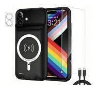 Fraternize para iPhone 17 Funda de Batería Externa Portátil 10.000 mAh Funda de Protección para Teléfono Móvil con Carcasa de Batería Recargable